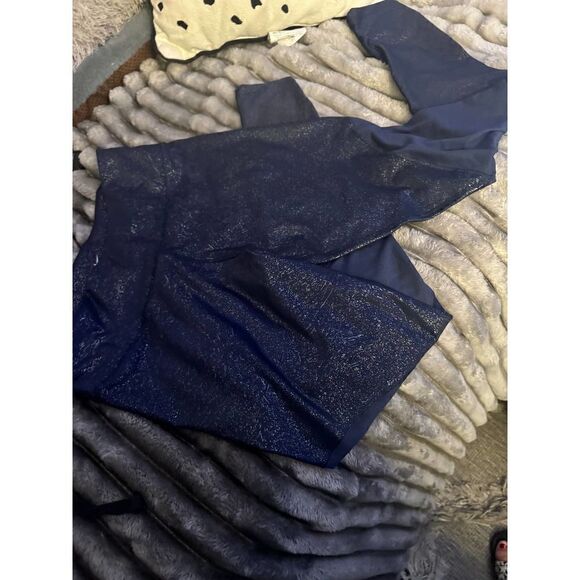 Nike dri fit active leggings/pants blue glitter;sparkle,splatter - Picture 2 of 5